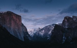 Preview wallpaper rocks, mountains, sky, landscape