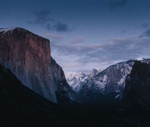 Preview wallpaper rocks, mountains, sky, landscape