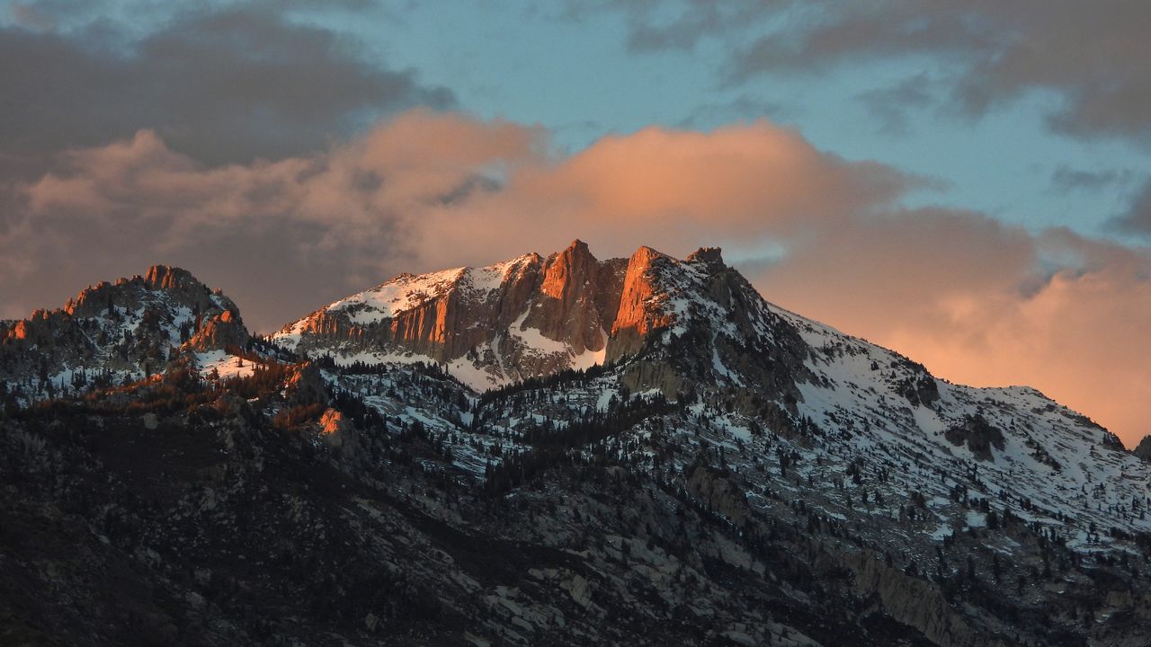 Wallpaper rocks, mountains, snow, snowy, slope