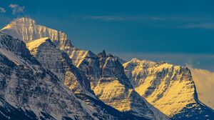 Preview wallpaper rocks, mountains, snow, relief, nature