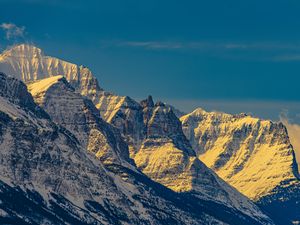 Preview wallpaper rocks, mountains, snow, relief, nature