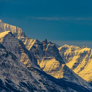 Preview wallpaper rocks, mountains, snow, relief, nature