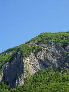 Preview wallpaper rocks, mountains, trees, sky