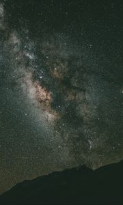 Preview wallpaper rocks, nebula, starry sky, stars, space