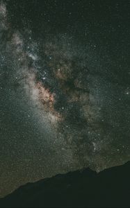 Preview wallpaper rocks, nebula, starry sky, stars, space