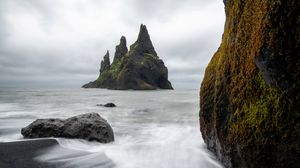 Preview wallpaper rocks, ocean, coast, water