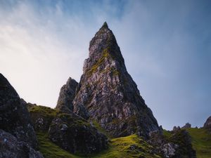 Preview wallpaper rocks, peak, stones, moss