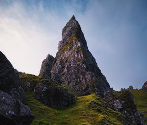 Preview wallpaper rocks, peak, stones, moss