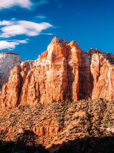 Preview wallpaper rocks, relief, mountains, light