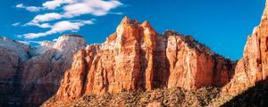 Preview wallpaper rocks, relief, mountains, light