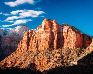 Preview wallpaper rocks, relief, mountains, light