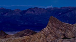 Preview wallpaper rocks, relief, nature, moon