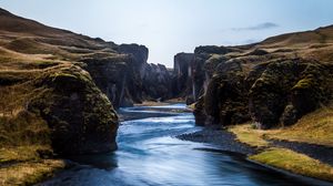 Preview wallpaper rocks, river, landscape, nature