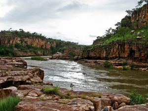 Preview wallpaper rocks, river, nature