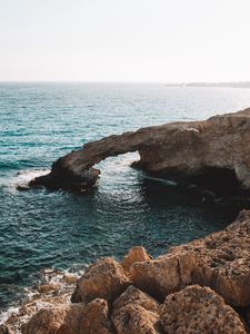Preview wallpaper rocks, sea, coast, water, stones