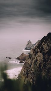 Preview wallpaper rocks, sea, coast, landscape