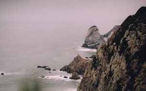 Preview wallpaper rocks, sea, coast, landscape