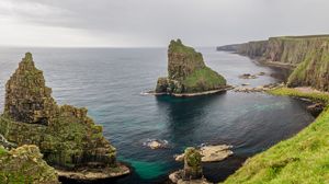 Preview wallpaper rocks, sea, coast, landscape, water