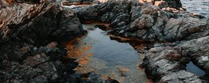 Preview wallpaper rocks, sea, horizon, sky, coast