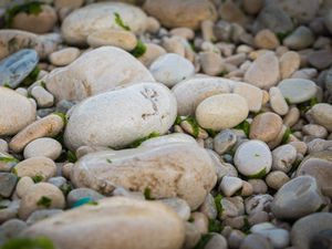 Preview wallpaper rocks, sea, moisture