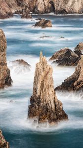 Preview wallpaper rocks, sea, ocean, landscape, nature