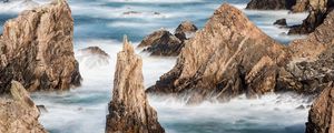 Preview wallpaper rocks, sea, ocean, landscape, nature