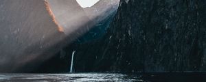 Preview wallpaper rocks, sea, ripples, new zealand