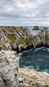 Preview wallpaper rocks, sea, water, waves, landscape