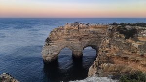 Preview wallpaper rocks, sea, water, cliff, nature