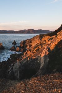 Preview wallpaper rocks, sea, water, nature, landscape