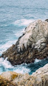 Preview wallpaper rocks, sea, waves, landscape, nature