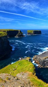 Preview wallpaper rocks, sea, waves, nature