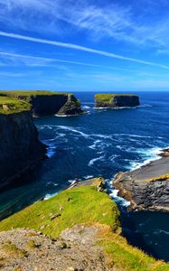 Preview wallpaper rocks, sea, waves, nature