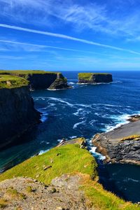 Preview wallpaper rocks, sea, waves, nature