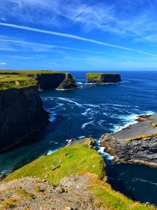 Preview wallpaper rocks, sea, waves, nature