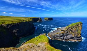 Preview wallpaper rocks, sea, waves, nature