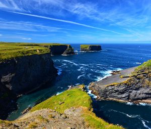 Preview wallpaper rocks, sea, waves, nature