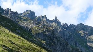 Preview wallpaper rocks, slope, relief, nature