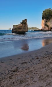 Preview wallpaper rocks, stones, coast, beach, sea