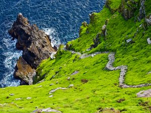 Preview wallpaper rocks, stones, coast, sea, surf