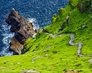 Preview wallpaper rocks, stones, coast, sea, surf