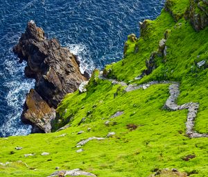 Preview wallpaper rocks, stones, coast, sea, surf