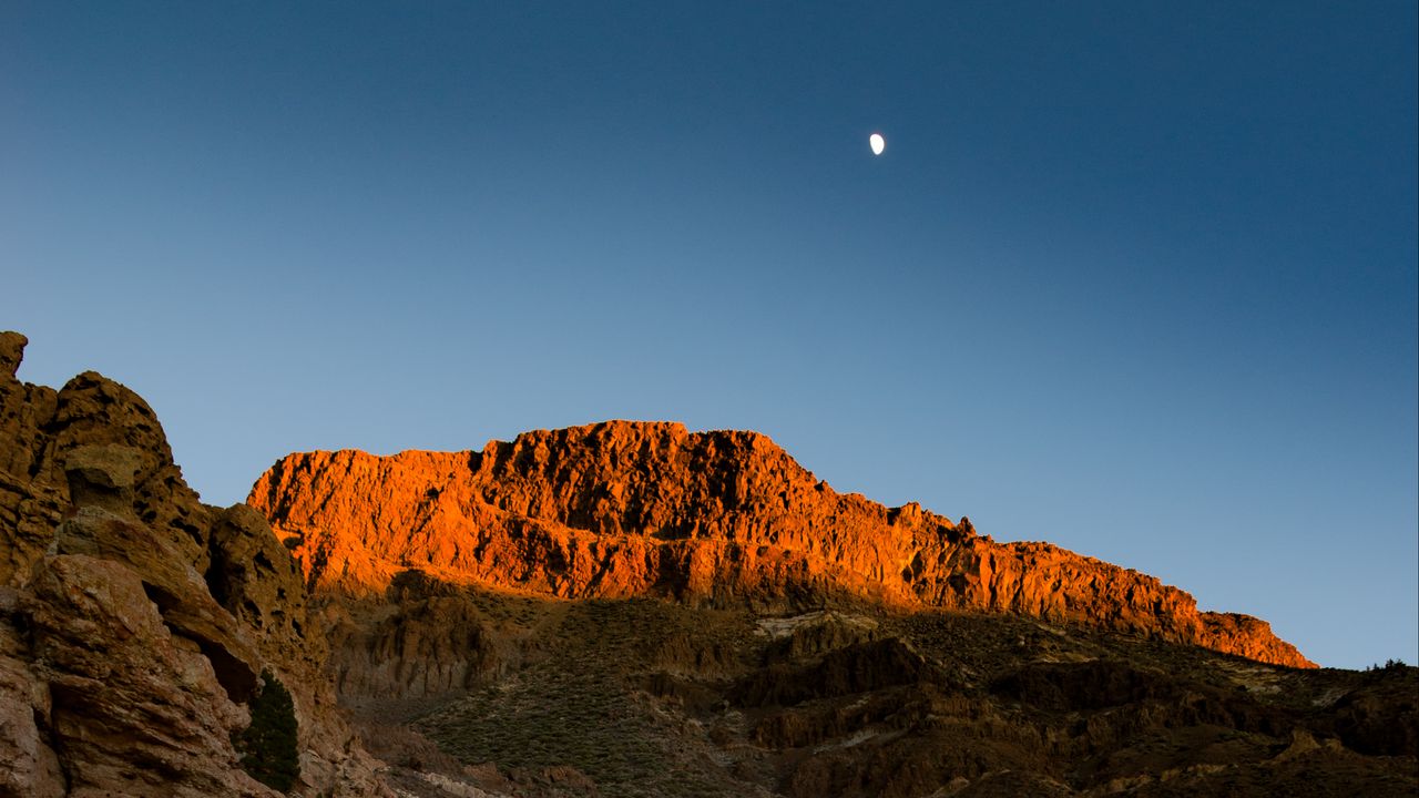 Wallpaper rocks, stones, moon, nature