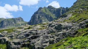 Preview wallpaper rocks, stones, mountains, slope, nature
