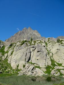 Preview wallpaper rocks, stones, relief, grass, nature