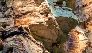 Preview wallpaper rocks, stones, relief, sandy, texture