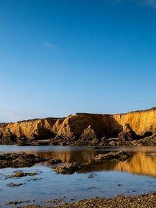 Preview wallpaper rocks, stones, sea, landscape, shore