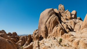 Preview wallpaper rocks, stones, stone, relief, bushes