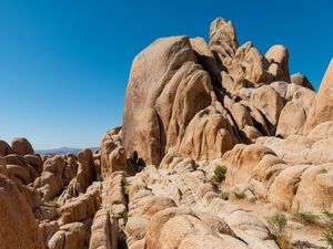 Preview wallpaper rocks, stones, stone, relief, bushes