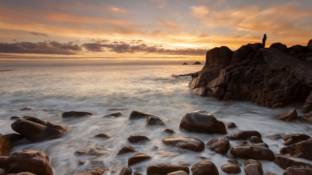 Wallpaper rocks, stones, surf, sea, waves